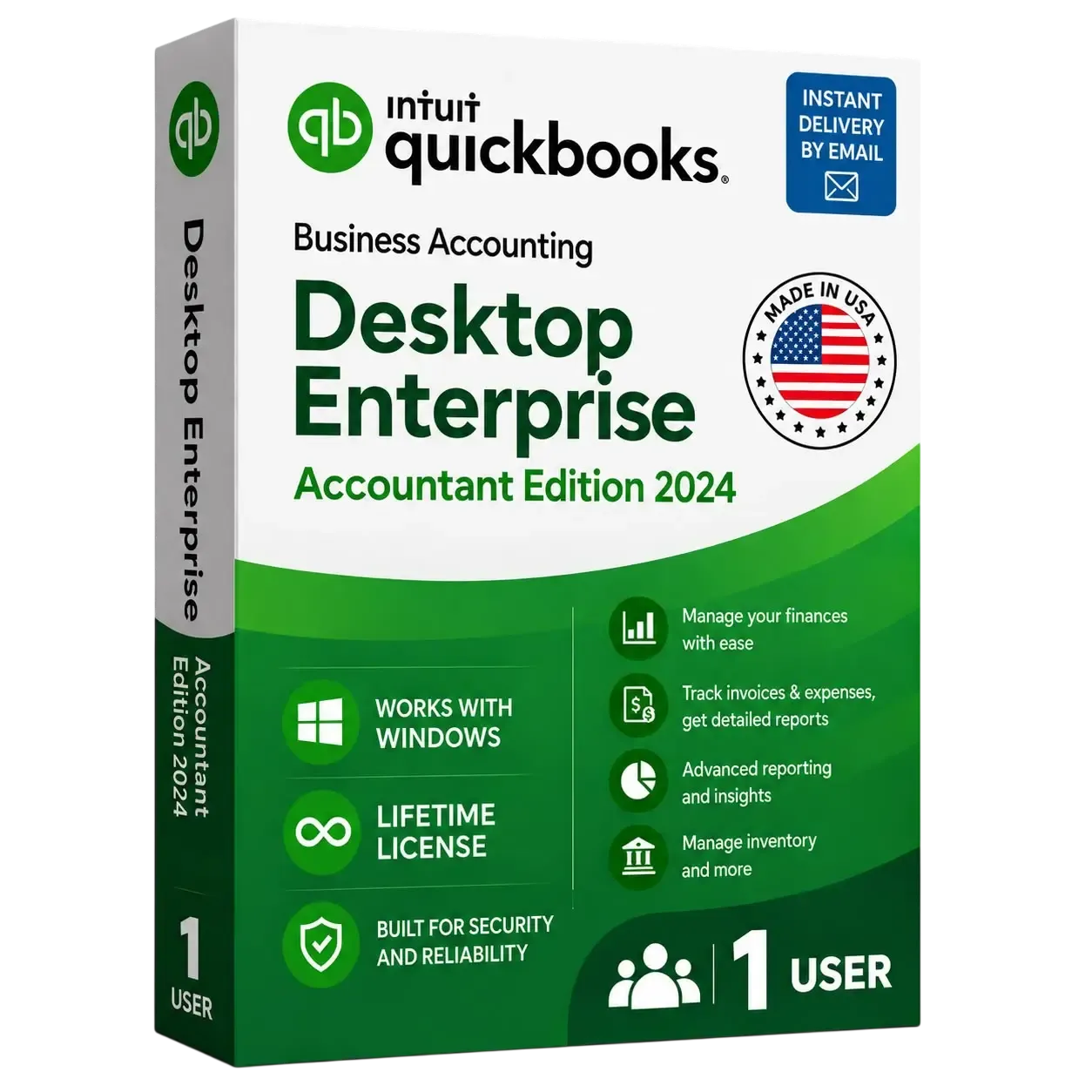 QuickBooks Desktop Enterprise Accountant 2024 (1 User) | US Edition